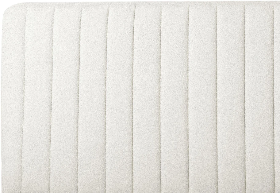 Beliani Lova Boucle LUNAN 140 x 200 cm, balta