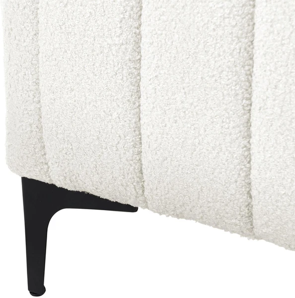 Beliani Lova Boucle LUNAN 140 x 200 cm, balta