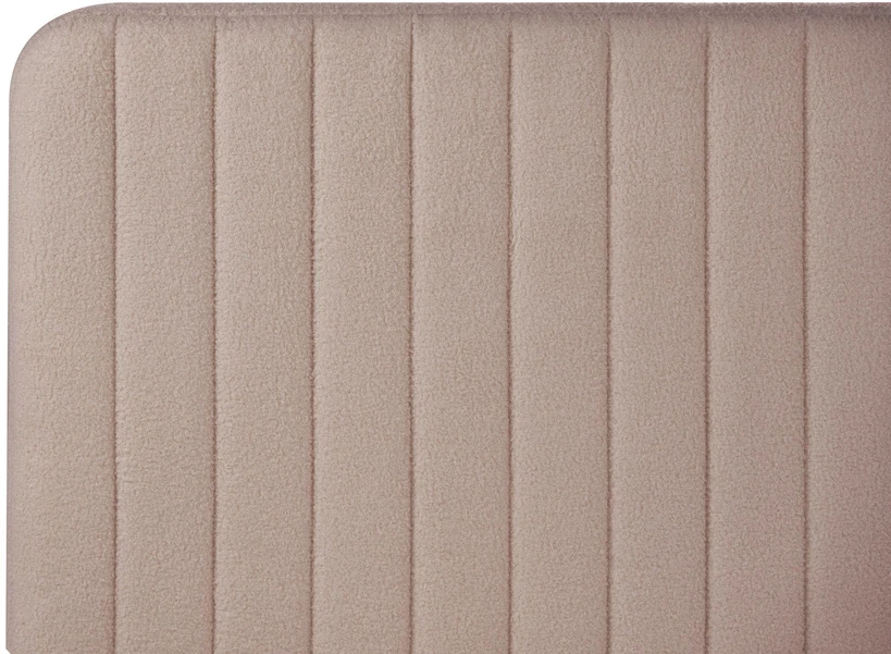 Beliani Lova Boucle LUNAN 180 x 200 cm smėlio-pilka