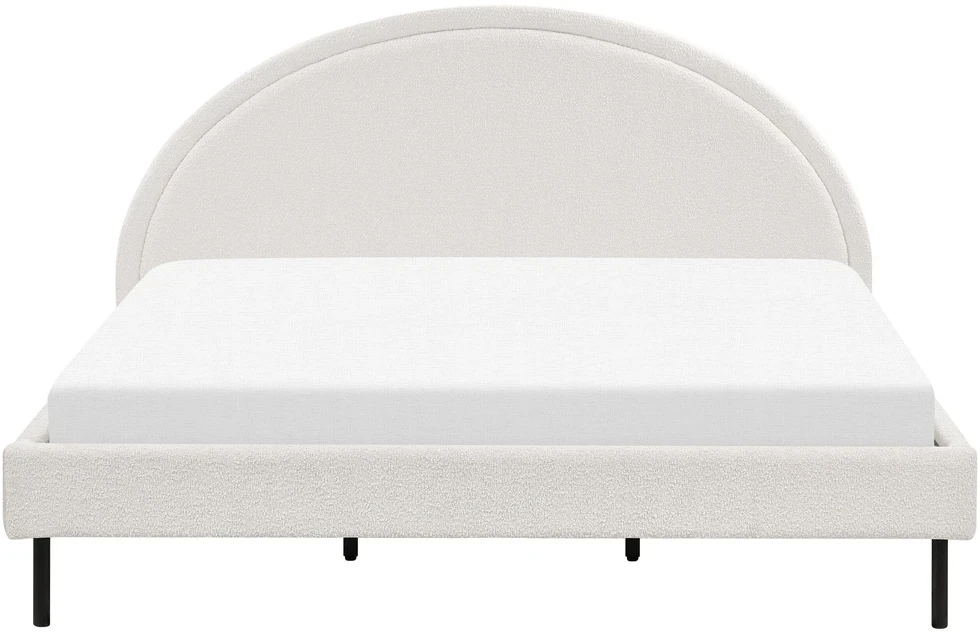 Beliani Lova Boucle MARGUT 180 x 200 cm balta