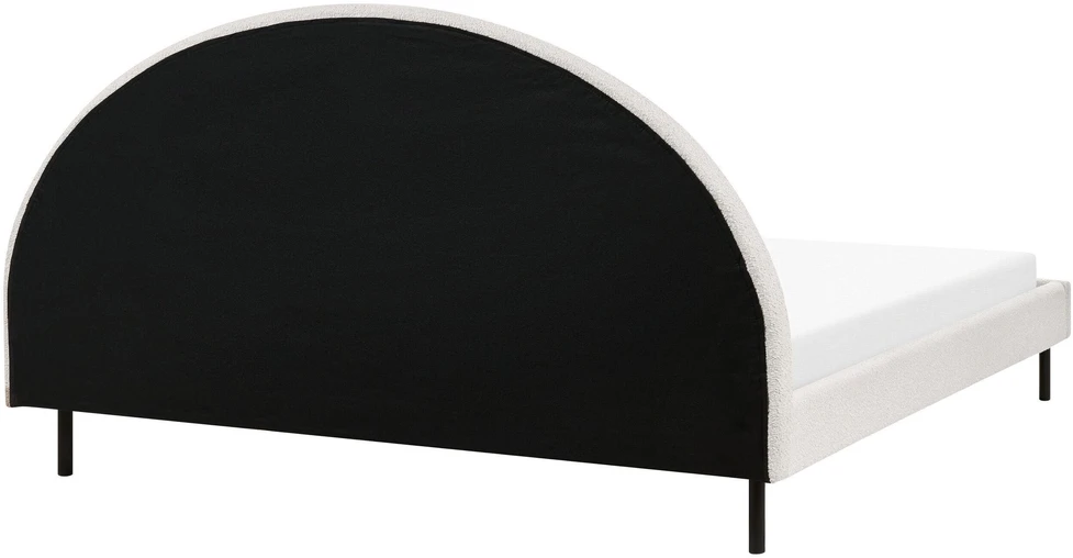 Beliani Lova Boucle MARGUT 180 x 200 cm balta