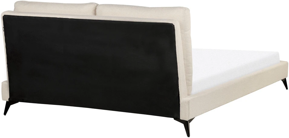 Beliani Lova Boucle MELLE 160 x 200 cm smėlio spalvos