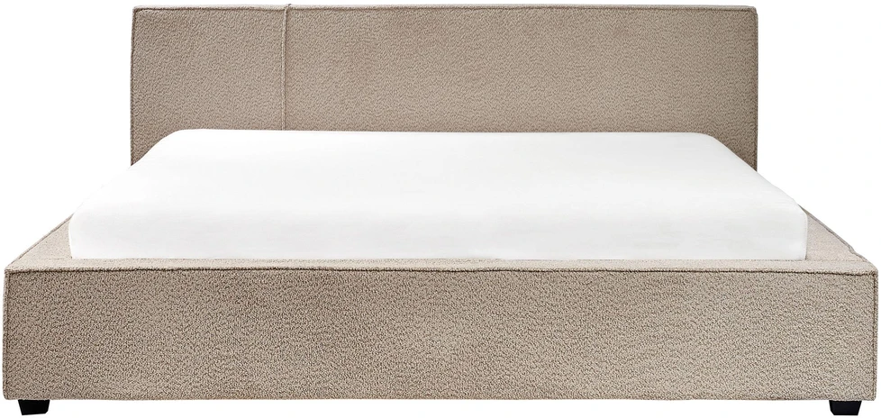 Beliani Lova Boucle MIRANDE 180 x 200 cm smėlio spalvos