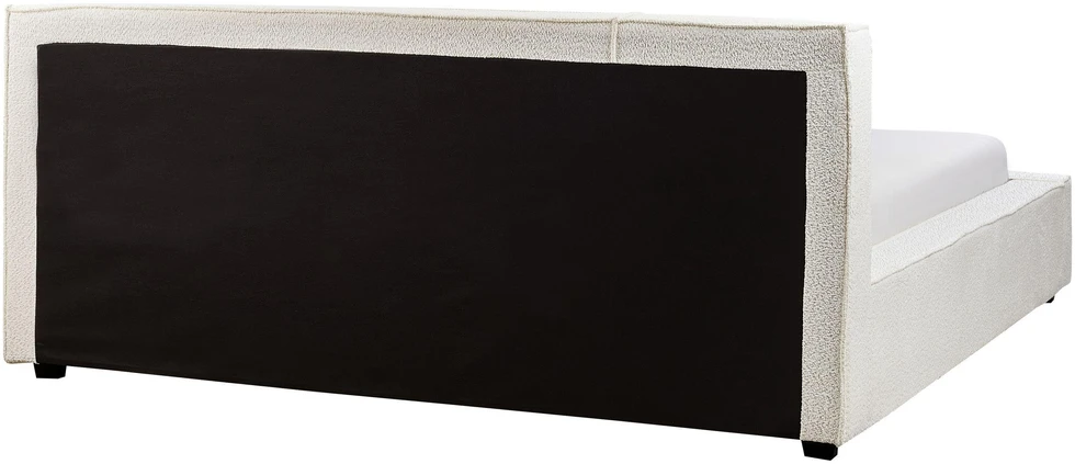 Beliani Lova Boucle MIRANDE 180 x 200 cm, kreminės baltos spalvos