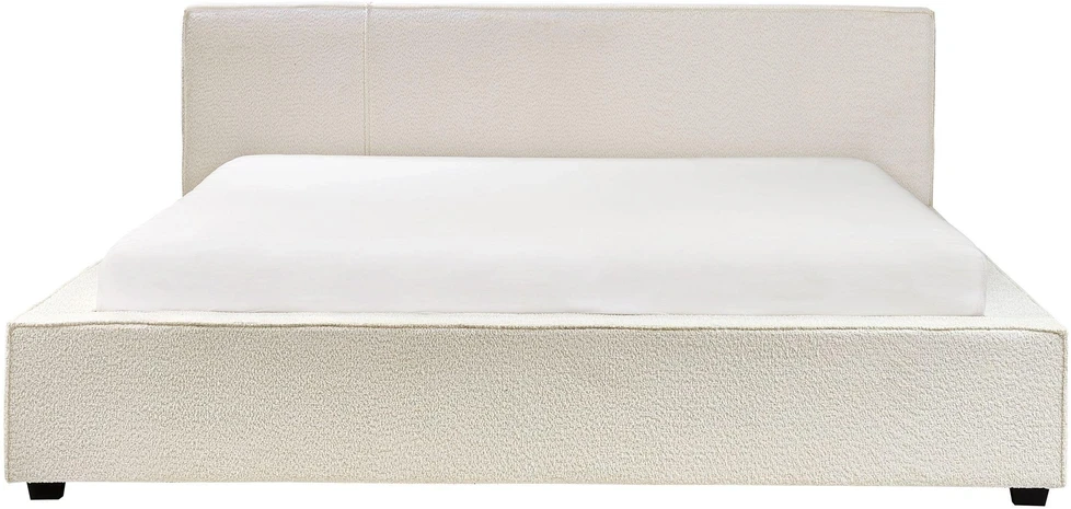 Beliani Lova Boucle MIRANDE 180 x 200 cm, kreminės baltos spalvos