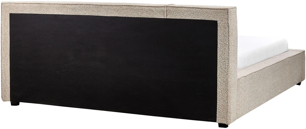 Beliani Lova Boucle MIRANDE 180 x 200 cm smėlio spalvos