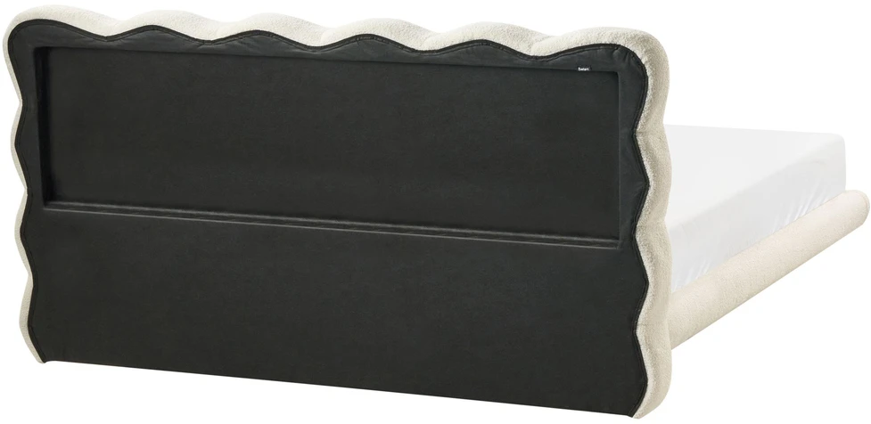 Beliani Lova Boucle SOULISSE 160 x 200 cm kreminės spalvos