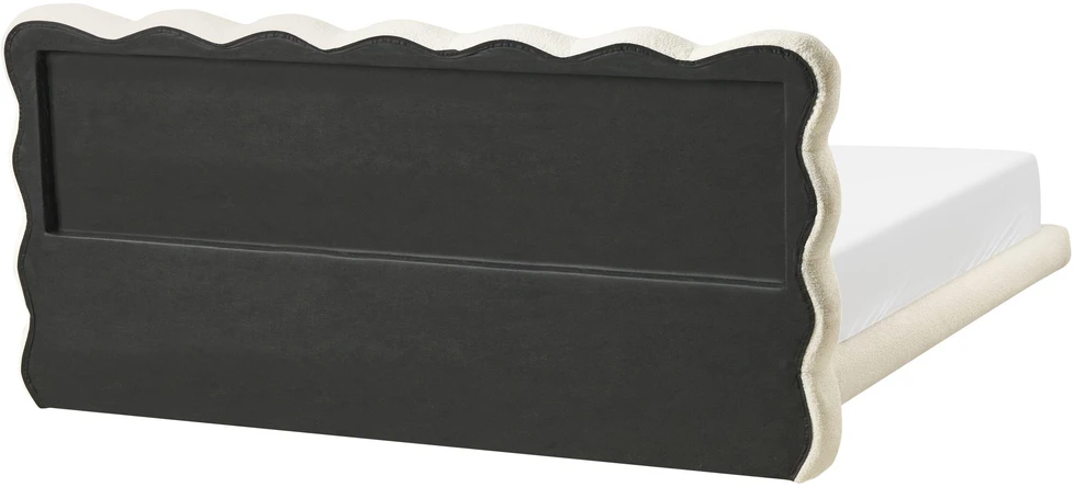 Beliani Lova Boucle SOULISSE 180 x 200 cm, kreminė balta