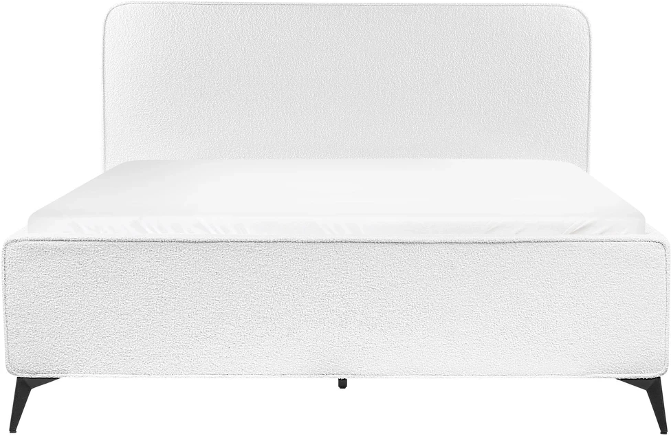 Beliani Lova Boucle VALOGNES 160 x 200 cm, balta