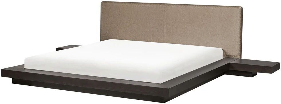 Beliani Lova Boucle ZEN 180 x 200 cm tamsaus uosio spalvos