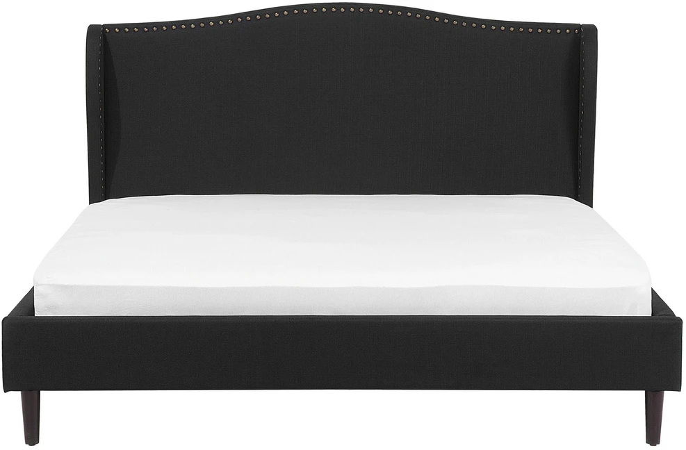 Beliani Lova COLMAR 180 x 200 cm Juoda