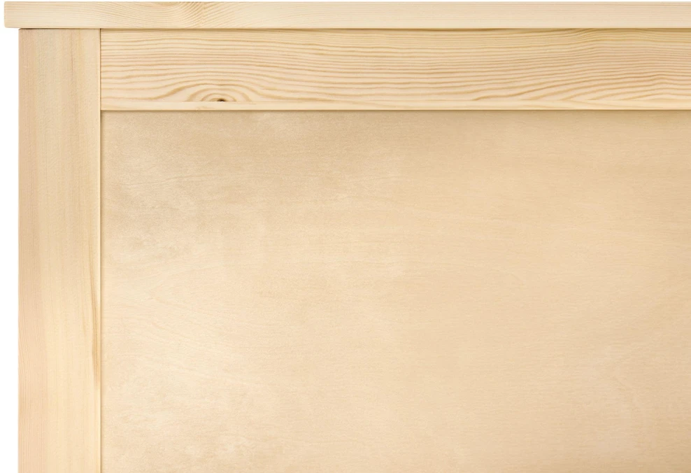 Beliani Lova DAUPHIN pušies mediena šviesiai ruda 120 x 200 cm