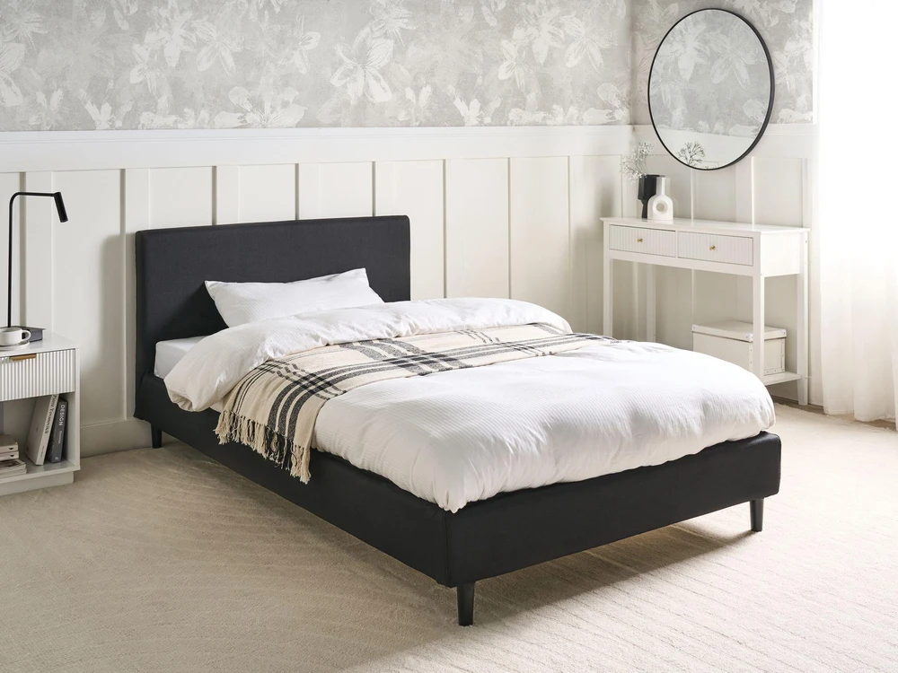 Beliani Lova FITOU 120 x 200 cm Juoda