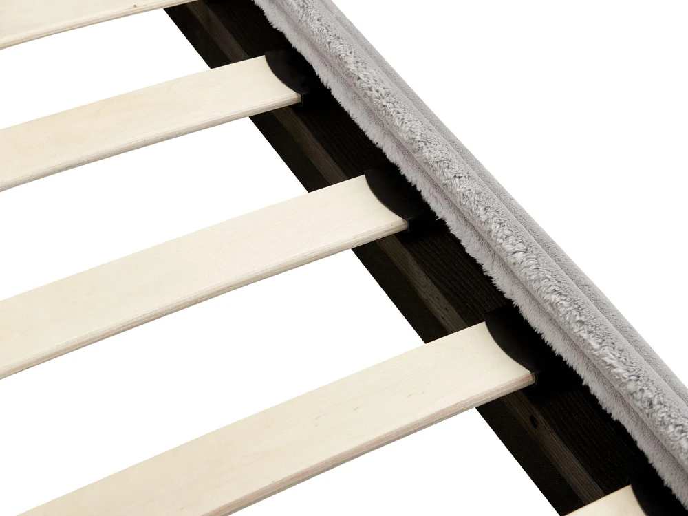 Beliani Lova FLAYAT iš velveto 180 x 200 cm šviesiai pilka