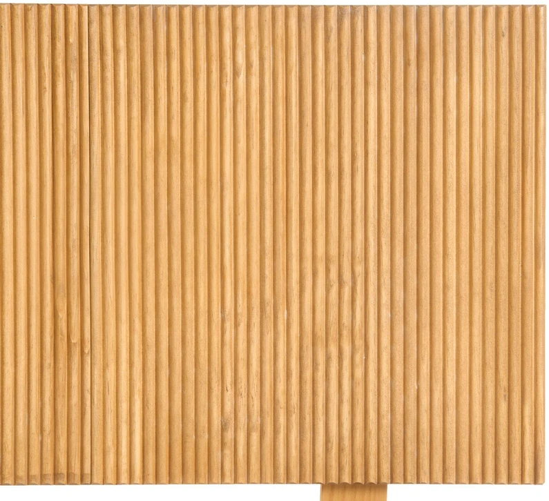 Beliani Lova iš pušies medienos AMBAZAC 120 x 200 cm šviesiai ruda