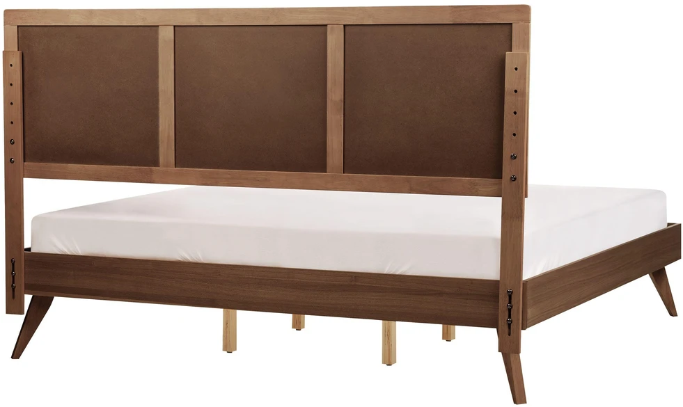 Beliani Lova ISTRES 180 x 200 cm tamsaus uosio spalvos
