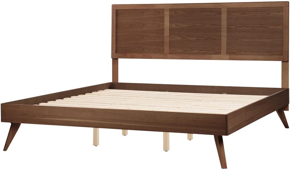Beliani Lova ISTRES 180 x 200 cm tamsaus uosio spalvos