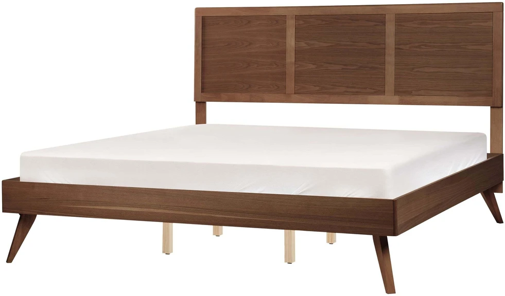 Beliani Lova ISTRES 180 x 200 cm tamsaus uosio spalvos