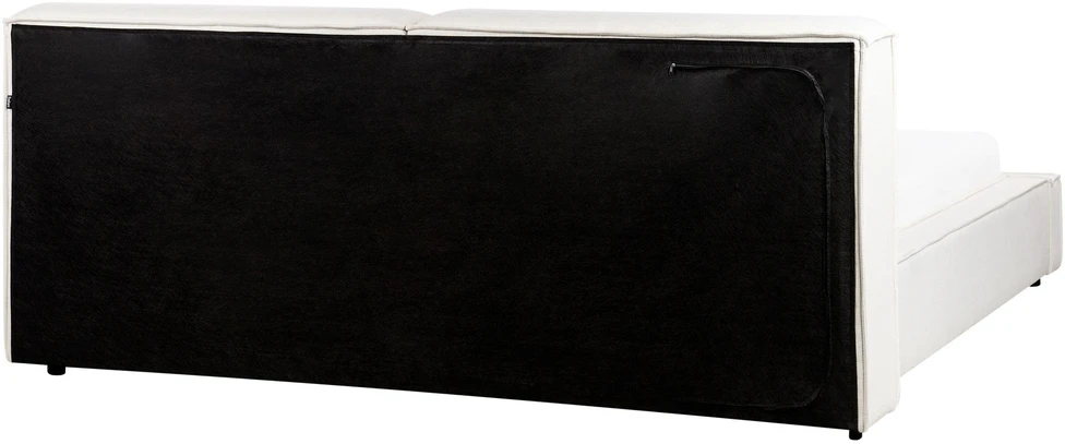 Beliani Lova LINARDS 180 x 200 cm kreminės baltos spalvos