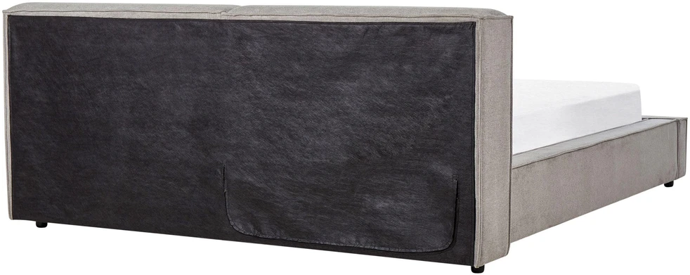 Beliani Lova LINARDS 180 x 200 cm Pilka