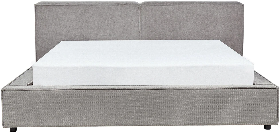 Beliani Lova LINARDS 180 x 200 cm Pilka