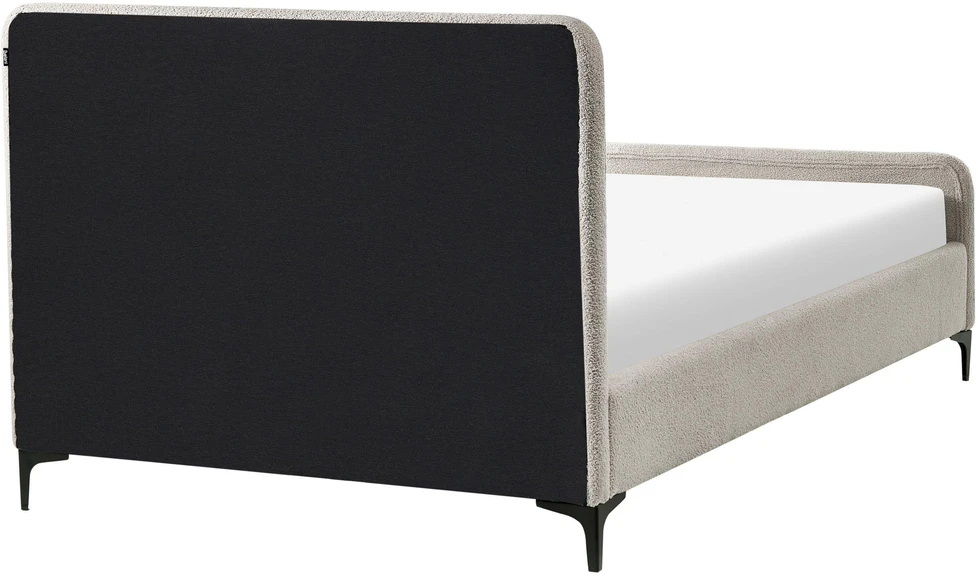 Beliani Lova LUNAN Boucle 120 x 200 cm smėlio spalvos