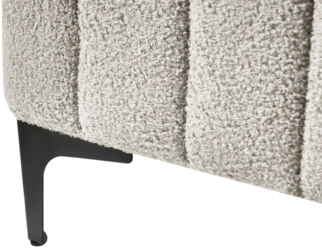 Beliani Lova LUNAN Boucle 120 x 200 cm smėlio spalvos