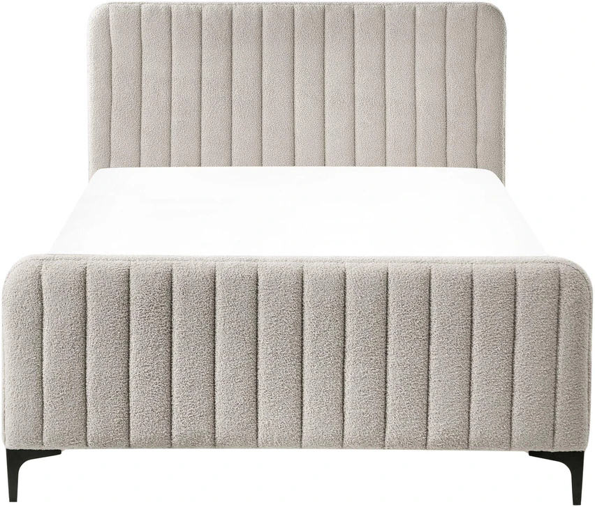 Beliani Lova LUNAN Boucle 120 x 200 cm smėlio spalvos