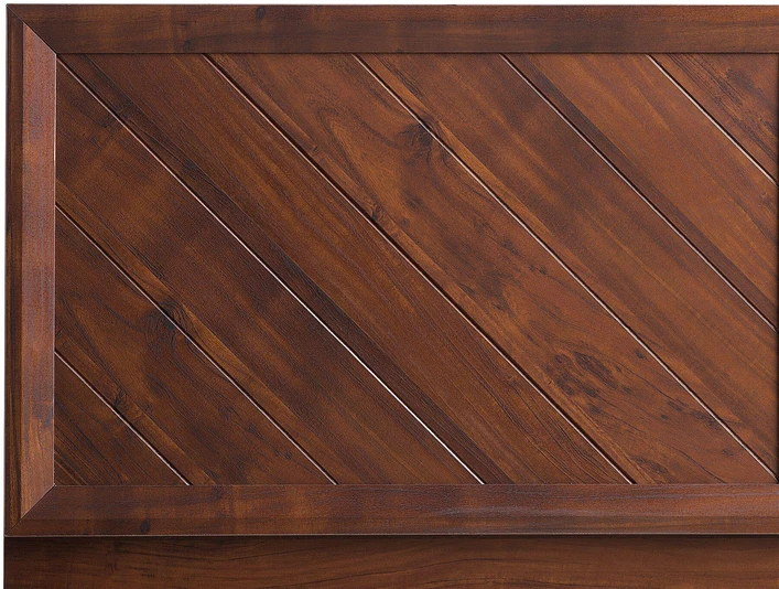 Beliani Lova MIALET 180 x 200 cm tamsiai ruda