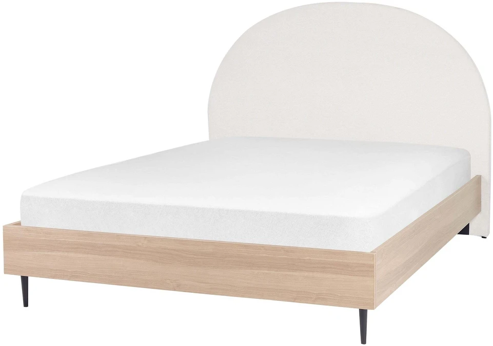 Beliani Lova MILLAY 160 x 200 cm pieno baltumo