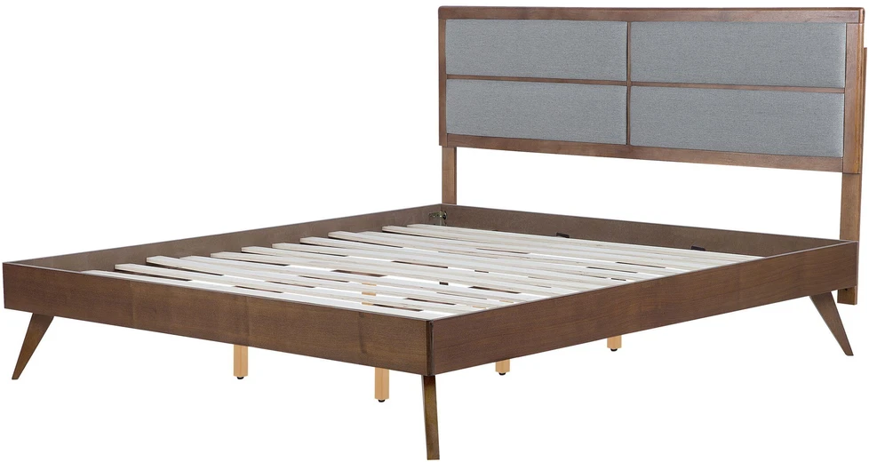 Beliani Lova POISSY 180 x 200 cm tamsaus uosio spalvos