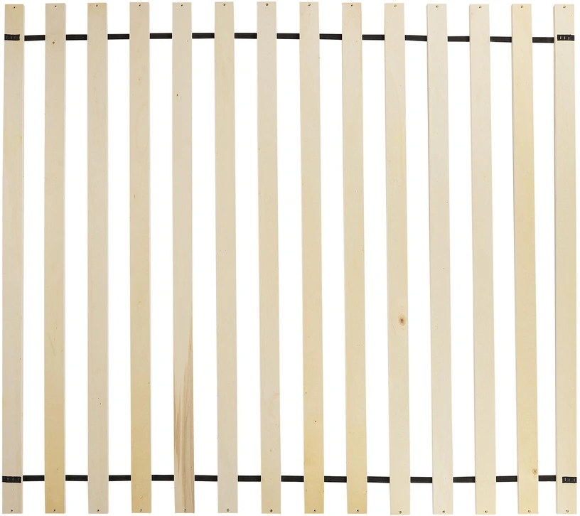 Beliani Lova Sintetinio lino LESTRE 160 x 200 cm Kreminė balta
