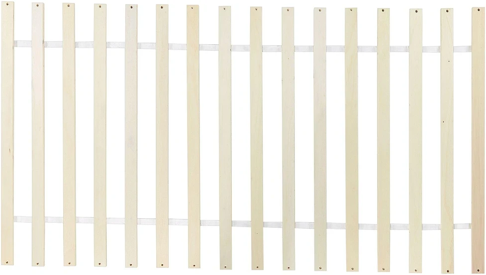 Beliani Lova su keturiais stalčiais OLENDON, pušies mediena, ruda, 90 x 200 cm