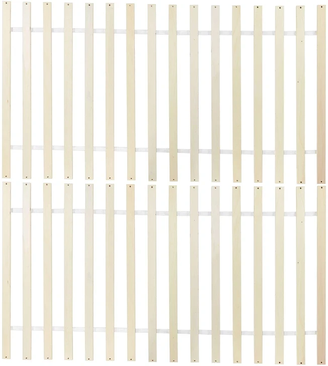 Beliani Lova su keturiais stalčiais OLENDON, pušies mediena, ruda, 180 x 200 cm