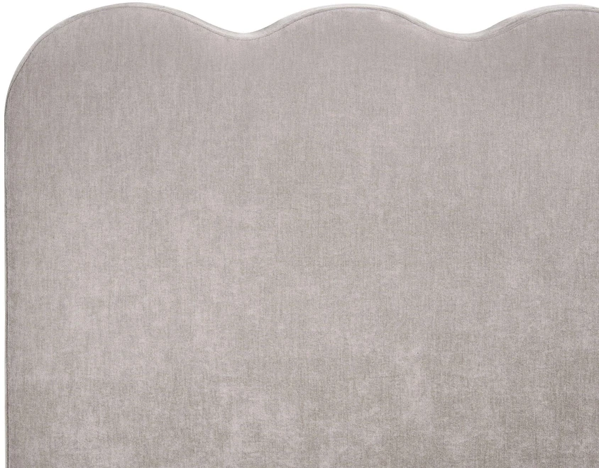 Beliani Lova su patalynės dėže NANTERRE, chenille, smėlio ir pilkos spalvos, 120 x 200 cm