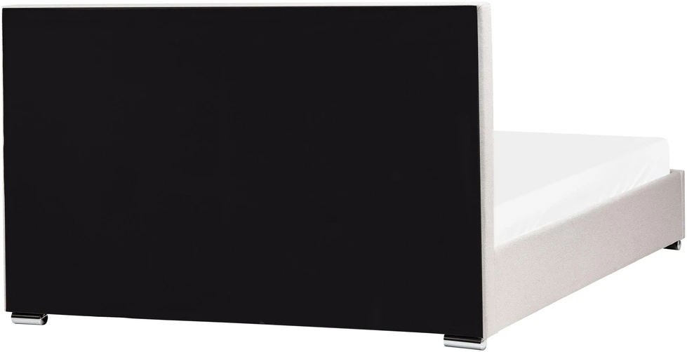 Beliani Lova su patalynės dėže ROUEN šviesiai smėlio spalvos 180 x 200 cm