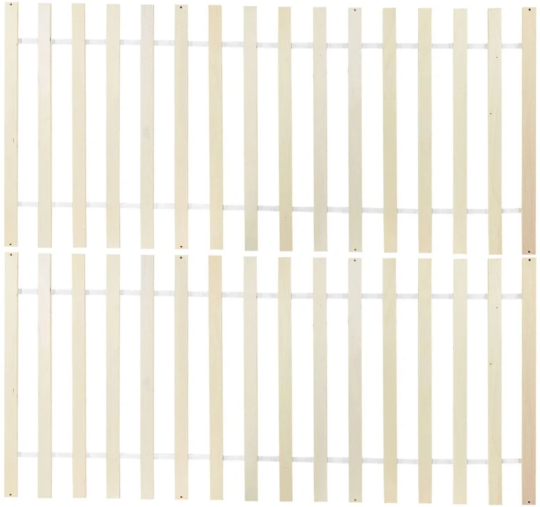 Beliani Lova TANNAY, pušies mediena, 140 x 200 cm, šviesiai ruda