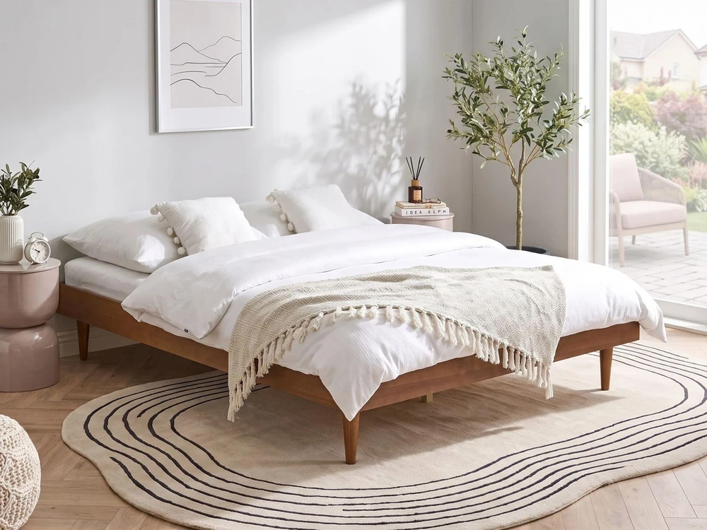 Beliani Lova TOUCY 180 x 200 cm, ruda uosio spalva