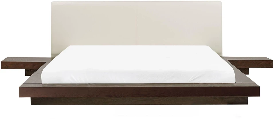 Beliani Lova ZEN 160 x 200 cm tamsus uosis