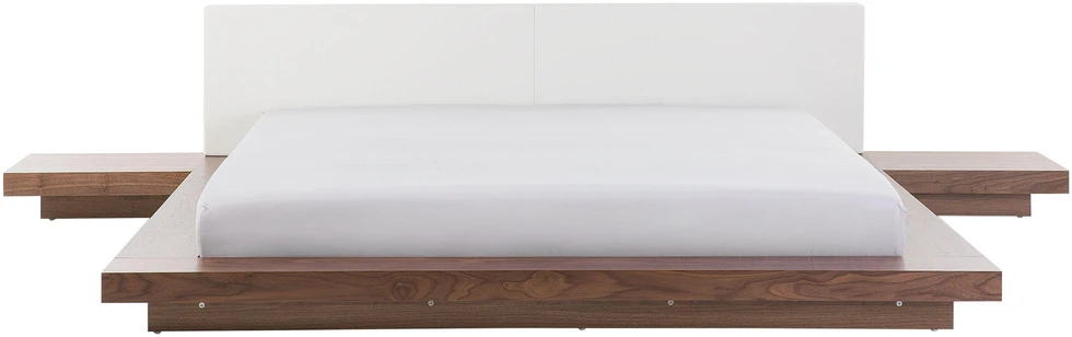 Beliani Lova ZEN 180 x 200 cm ruda uosio spalvos