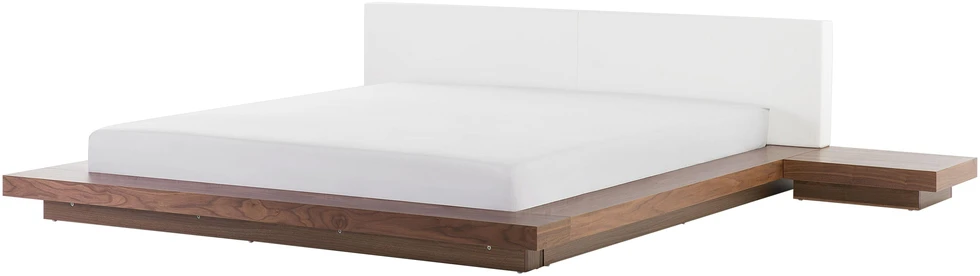 Beliani Lova ZEN 180 x 200 cm ruda uosio spalvos