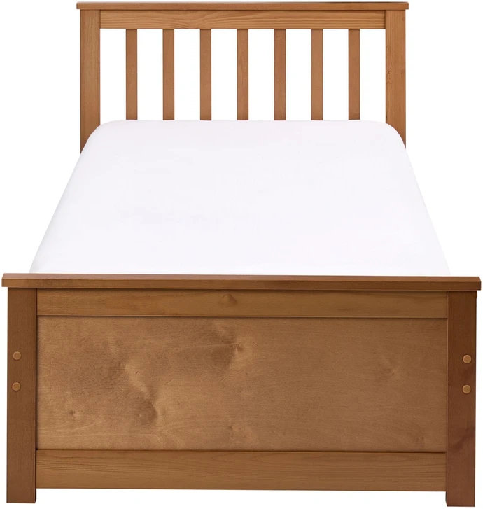 Lova Beliani Lovos rėmas OLENDON 90 x 200 cm, rudas