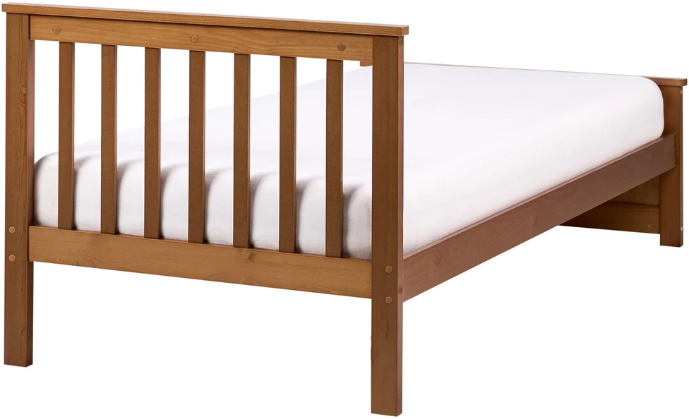 Lova Beliani Lovos rėmas OLENDON 90 x 200 cm, rudas