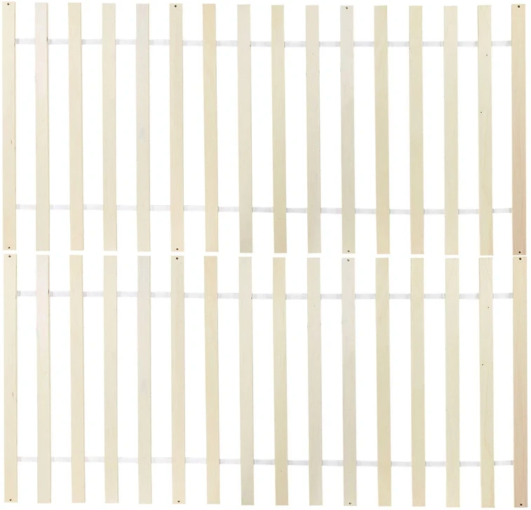 Beliani MAYENNE pušies medienos lova 180 x 200 cm balta