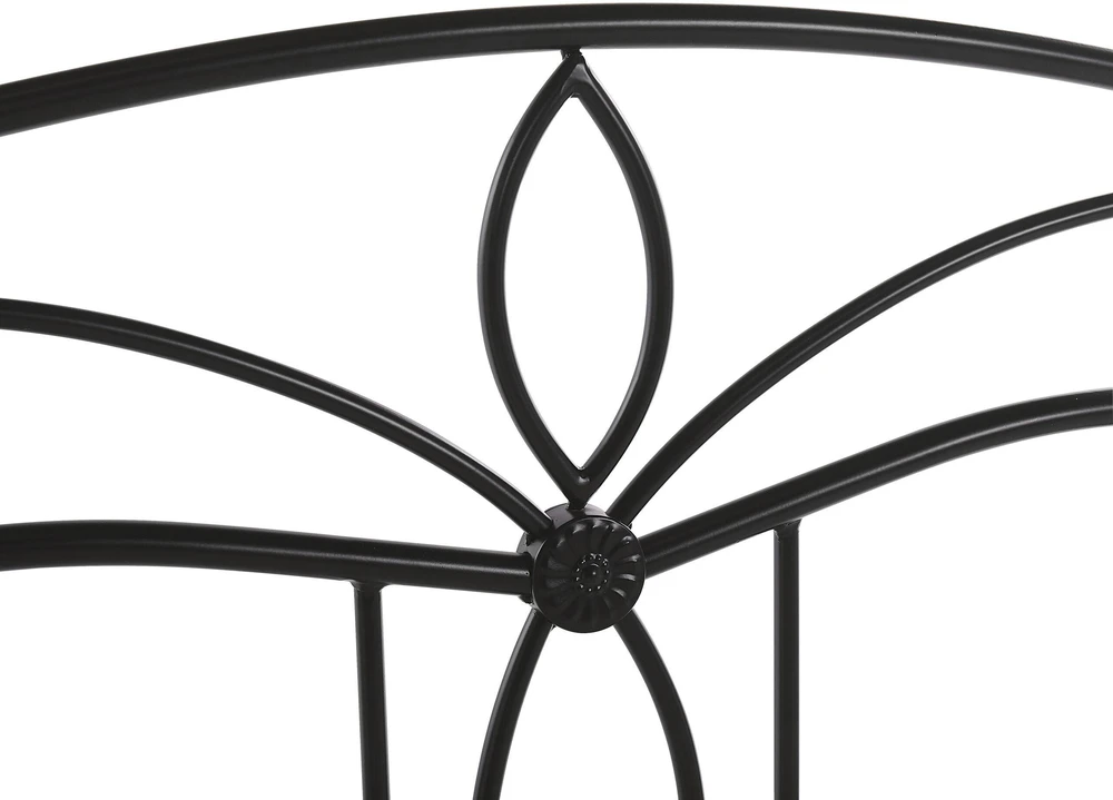 Beliani Metalinė lova ANTLIA 140 x 200 cm, juoda