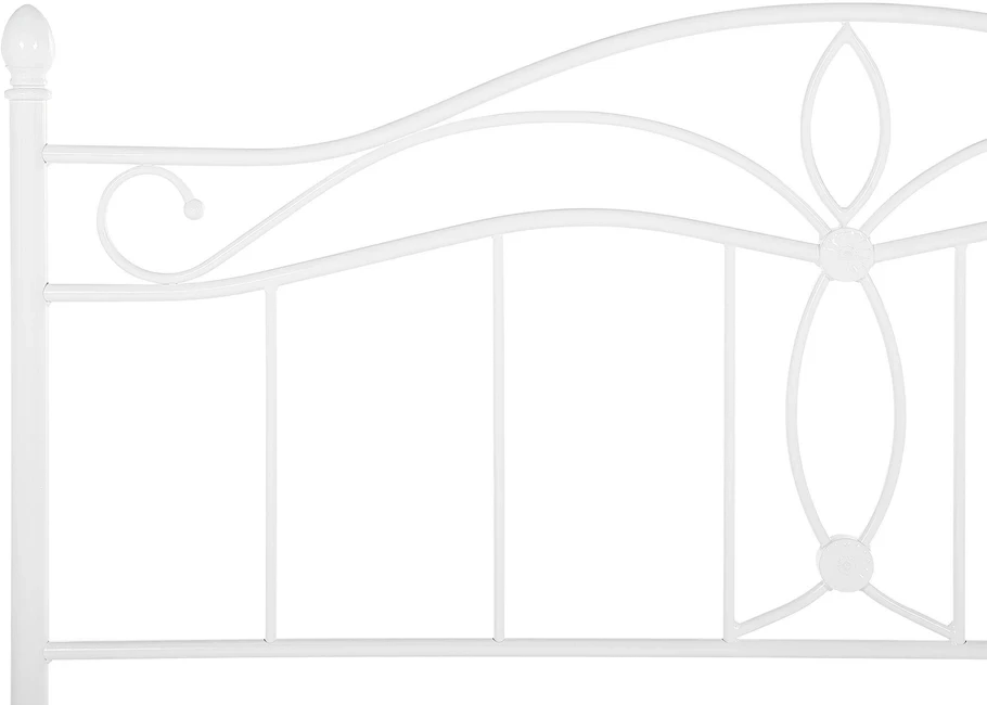 Beliani Metalinė lova ANTLIA 180 x 200 cm, balta
