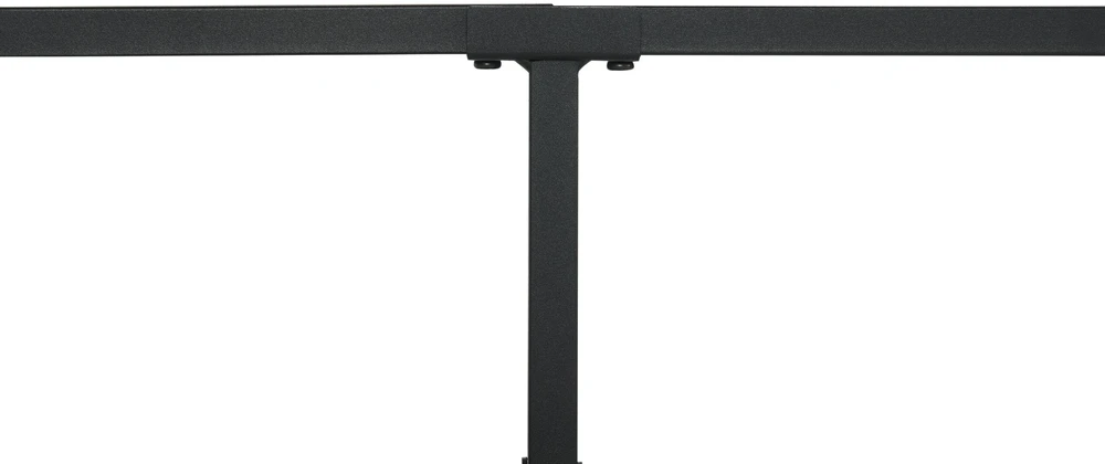 Beliani Metalinė lova BATTUT 90 x 200 cm, juoda