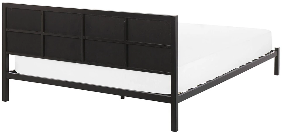 Beliani Metalinė lova CLAMART 160 x 200 cm Pilka