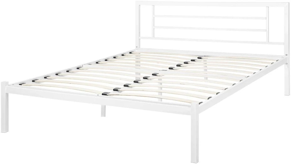 Beliani Metalinė lova CUSSET 140 x 200 cm balta