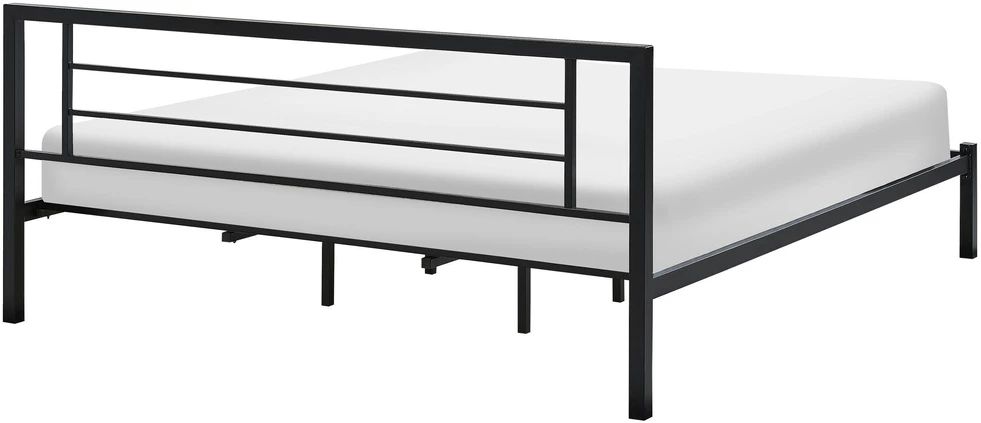 Beliani Metalinė lova CUSSET, 180 x 200 cm, juoda